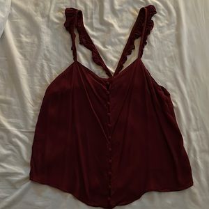 Madewell Red top Size 10